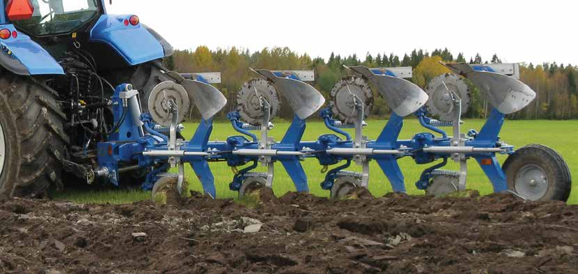 Pług Xcelsior CX 4975 H wyposażony w kroje tarczowe i przedpłużki typu EG. Szerokość robocza orki regulowana w zakresie od 140 do 180 cm. Pługi Överum Xcelsior są bardzo łatwe do regulacji.