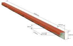 3. Dane techniczne cd. 100. Gąsior okrągły 101. Gąsior kątowy SHAKE 104. Obróbka boczna Długość efektywna: 400mm x 150mm 370mm 0.462 kg Długość efektywna: 101 V RIDGE 400mm x 150mm 370mm 0.