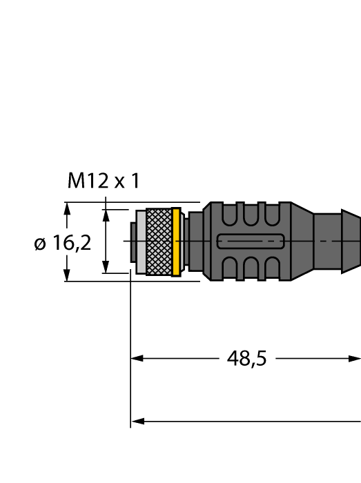 5T-2/TXL 6626373 Przewód podłączeniowy, złącze żeńskie M12, proste, 5-pinowe, ekranowanie, długość: 2 m; materiał otuliny: PUR,