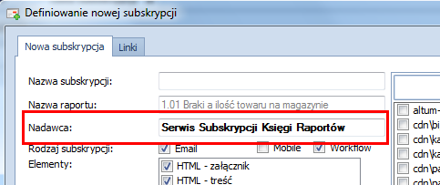 Aplikacja została zaprojektowana jako narzędzie do przeglądania raportów wykreowanych za pomocą modułu Business Intelligence Start.