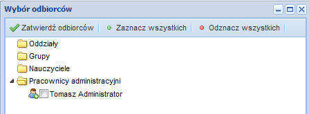 Rys.15 Wiadomości - tworzenie Podczas wprowadzania wiadomości