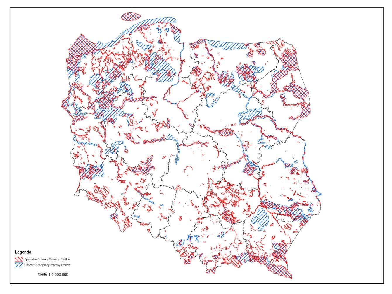 Budowanie sieci obszarów Natura 2000 Zatwierdzone 825 obszary mające znaczenie dla Wspólnoty,