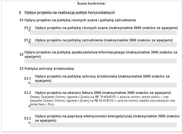 2.5 Wpływ projektu na realizację polityk horyzontalnych Rysunek 7 Wpływ projektu na realizację polityk