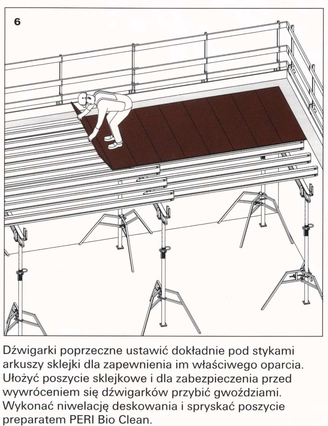 Elementy deskowania: c) płyty poszycia Wielkość płyty poszycia,