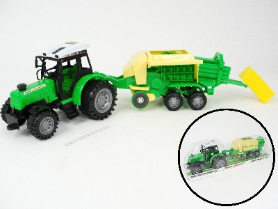 brutto: 25,34 zł 12 / 24 Traktor z maszyną rolniczą, friction,