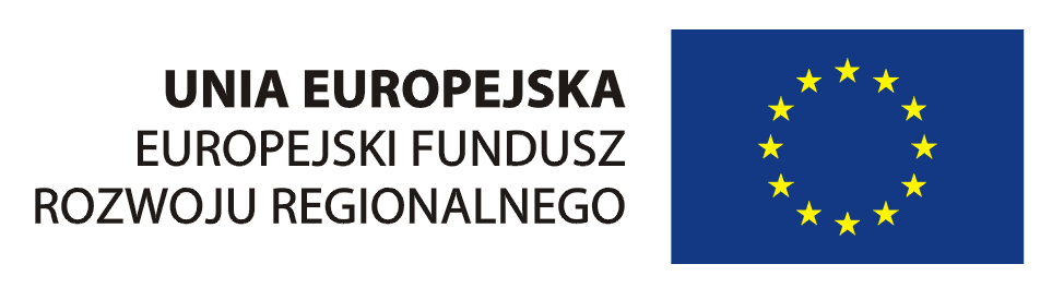środków Europejskiego Funduszu Rozwoju Regionalnego w ramach Programu Infrastruktura i