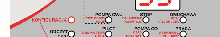 Temperatura załączenie pompy obiegowej Powyżej tej temperatury pompa jest stale włączona (wyjątek stanowi zastosowanie termostatu pokojowego lub zdalnego panelu sterującego np. PILOT R).