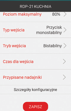 W celu aktualizacji konieczne jest podłączenie kontrolera exta life do sieci internet. Aktualna wersja oprogramowania ściemniacza RDP-21 wskazywana jest w zakładce Szczegóły konfiguracyjne.