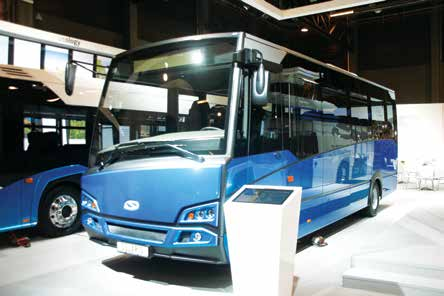 Jedną z premier targów był midibus Solarisa zbudowany na podwoziu DAF-a LF Nowa generacja autobusów międzymiastowych Van-Hool EX, produkowanych w fabryce w Macedonii.