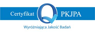 Znak jakości przyznany CBOS przez Organizację Firm Badania Opinii i Rynku 14 stycznia 2016 roku Fundacja Centrum Badania Opinii