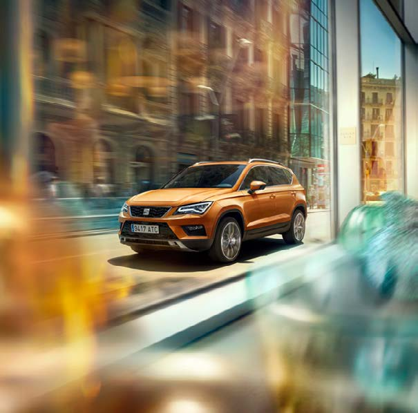 Nowy SEAT Ateca jest idealnym partnerem, który ułatwi i uprzyjemni Twoją codzienną aktywność.