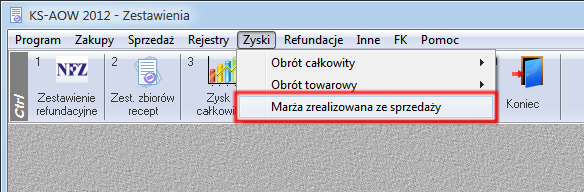 ! Funkcja nie gwarantuje pełnej wiarygodności zawartych informacji, szczególnie w odniesieniu do pozycji, o których wiedza jest niedostępna. 7.4. Marża zrealizowana ze sprzedaży.