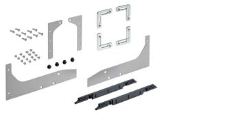 Elementy systemu Hett CAD Zestaw uzupełniający do drzwi z ramą aluminiową 19 mm, z Silent System Zestaw zawiera wszystkie niezbędne elementy uzupełniające do montażu 1 drzwi z ramą aluminiową 19 mm z