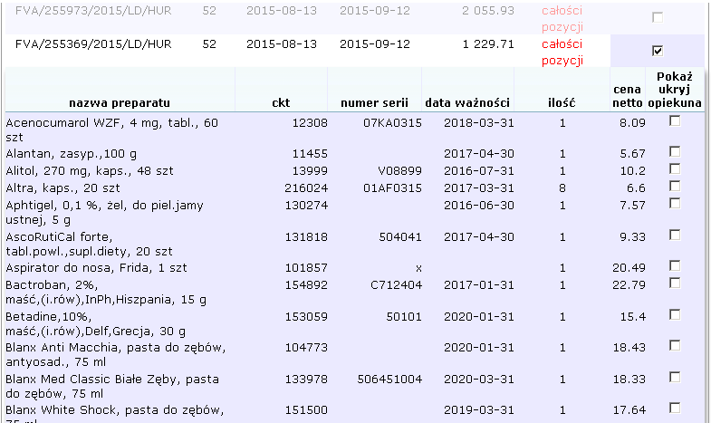 Protokół reklamacyjny/zwrotu można utworzyć na