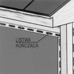 9. MONTAŻ PANELI NA SZCZYTACH BUDYNKÓW Listwę "J"