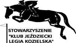 KJ Legia Kozielska Warszawa.0.0 Konkurs nr, open, Kuce, dokładności z rozgrywką, wys.