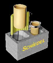SYSTEM KOMINOWY SCHIEDEL DUAL KARTA OPIS WYROBU Schiedel Dual to nowoczesny komin wielofunkcyjny umożliwiający odprowadzanie spalin z kotłów na paliwa stałe gazowe i olejowe, w tym z kotłów