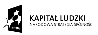 Projekt współfinansowany przez Unię Europejską w ramach Europejskiego Funduszu Społecznego REGULAMIN REKRUTACJI do projektu ONA I ON W BIZNESIE II 1 Postanowienia ogólne 1.