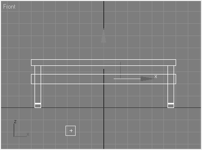 Rysunek 2.9. Przemieszczanie z wciśniętym klawiszem Shift powoduje skopiowanie obiektu Rozdział 2. Pierwsza scena: ł awka pod oknem 53 4.