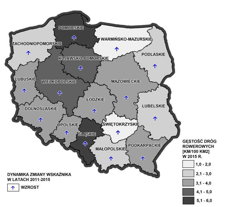 62. Udział dróg powiatowych i gminnych o nawierzchni gruntowej w ogólnej długości tych dróg [%] % 2010 2011 2012 2014 2015 łódzkie 30,00 27,43 27,88 27,20 26,47 26,02 Polska 36,85 36,11 36,02 35,52