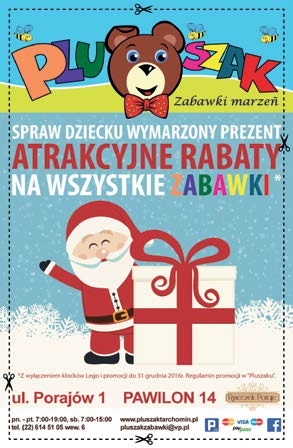 PONAD DWIE TONY SERCA Ponad dwie tony karmy, środków medycznych i higienicznych zebrali wolontariusze Inicjatywy Mieszkańców Białołęki. Produkty trafią do bezdomnych psów i kotów. str.