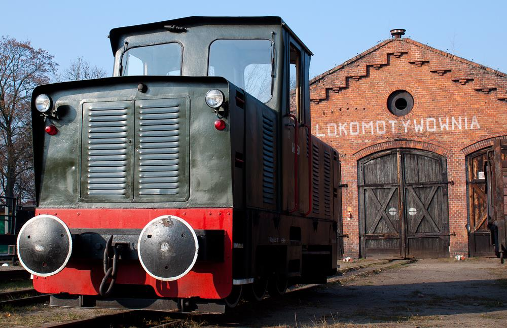 W lokomotywowni oglądaliśmy parowozy.