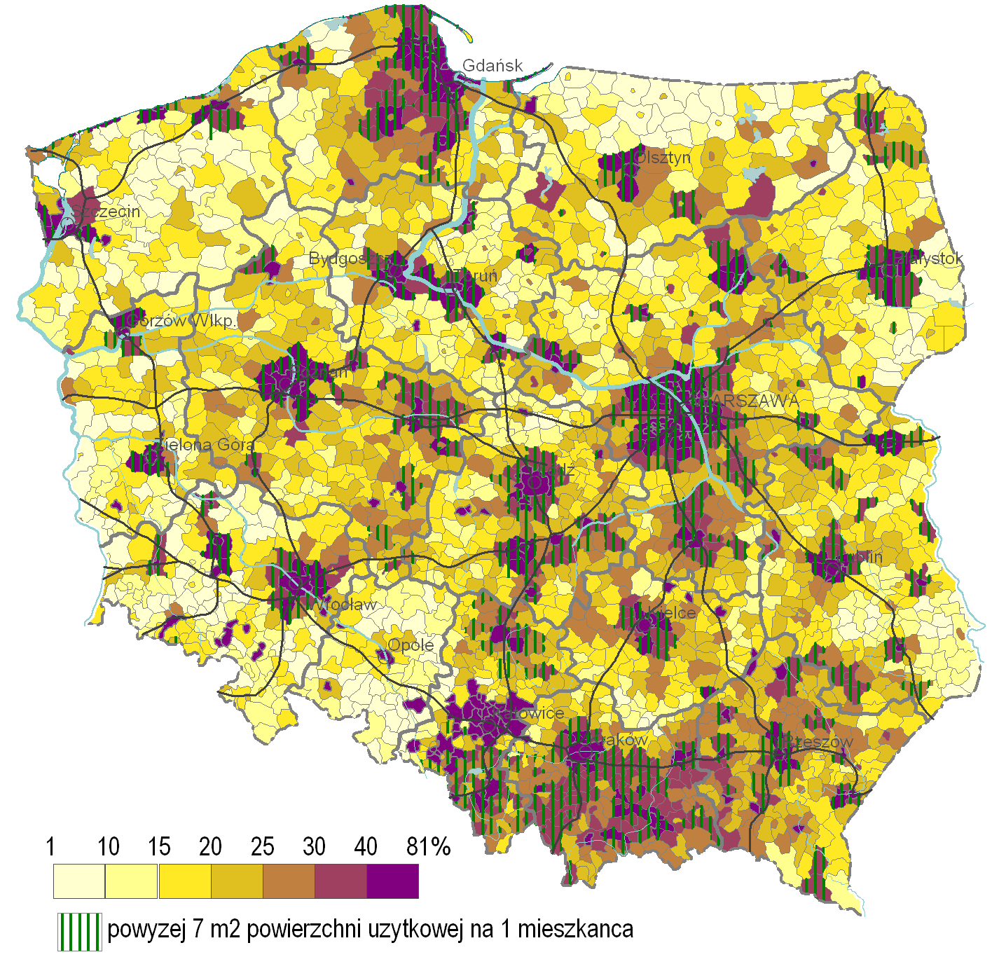 UDZIAŁ BUDOWNICTWA MIESZKANIOWEGO ZREALIZOWANEGO PO 1989 R.