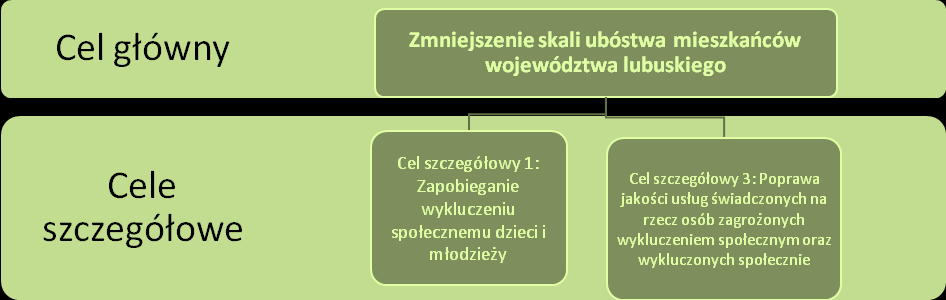 Cel szczegółowy 2: Doskonalenie systemu wsparcia dla osób starszych; Cel szczegółowy 3: Poprawa jakości usług świadczonych na rzecz osób zagrożonych wykluczeniem społecznym oraz wykluczonych