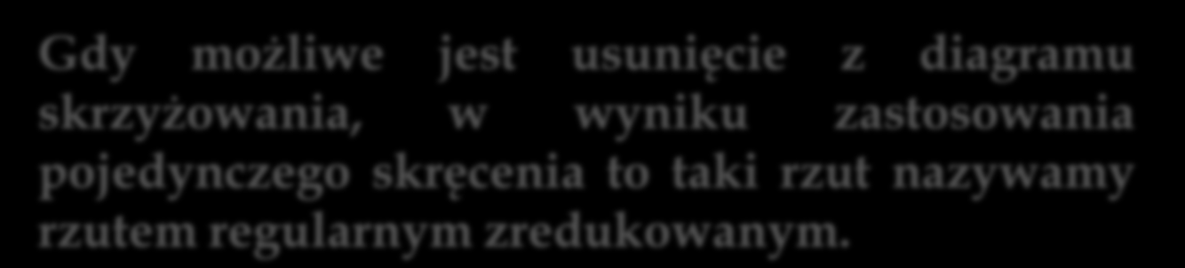 Gdy możliwe jest usunięcie z diagramu skrzyżowania, w wyniku