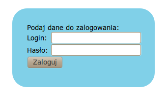 1. Logowanie się do systemu. W prawym górnym rogu strony kliknij na link Zaloguj. Na następnej stronie podaj swój login i hasło konta o roli pracownik. 2.