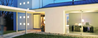 Sterowanie oświetleniem Przykłady rozwiązań Efektywności Energetycznej dla Budownictwa Automatyczne oświetlenie wejścia do domu Potrzeby użytkownika Właściciel domu chce, aby oświetlenie otoczenia