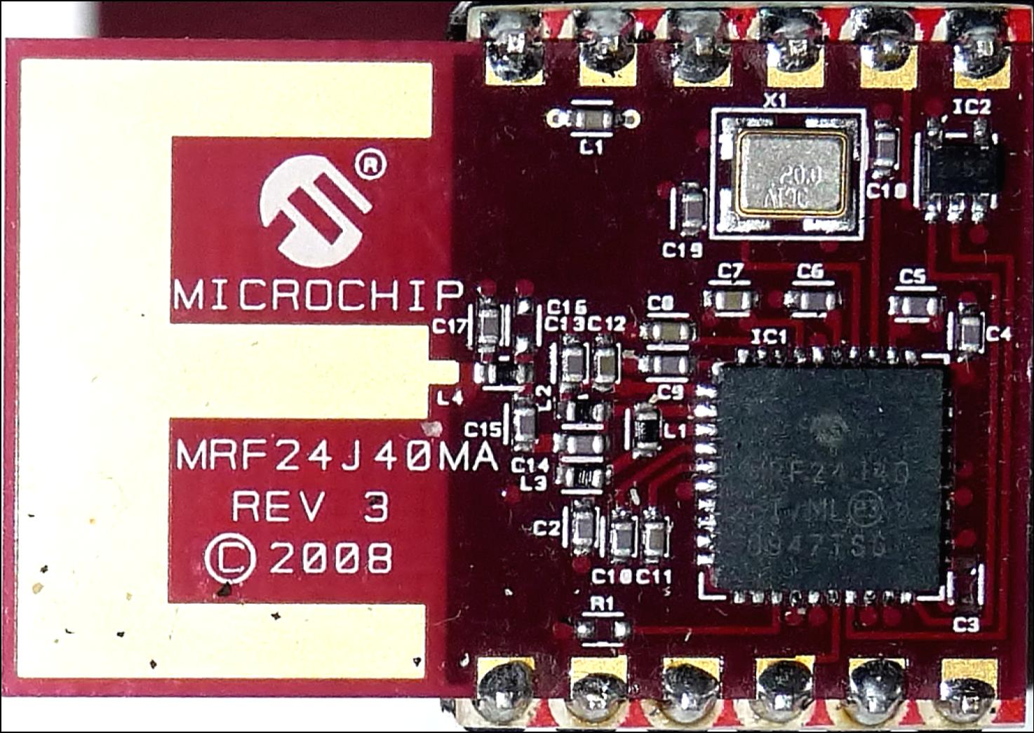 Moduły z układem MRF24J40 24.