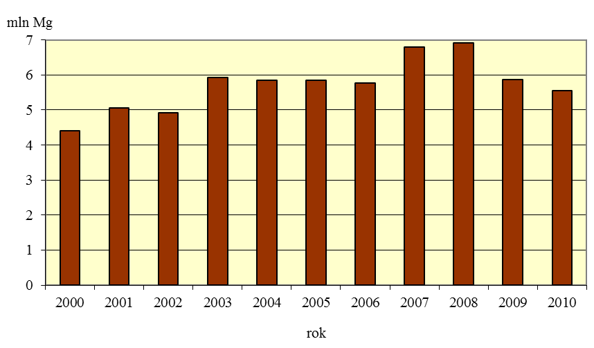 Działalność inspekcyjna Najważniejsze problemy gospodarka odpadami W mazowieckim powstaje 5 554,1 tys.