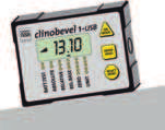 Liniały TESA Elektroniczny przyrząd do pomiaru nachylenia ClinoBEVEL 1-USB Wykonanie: 2276. Podręczny i uniwerslany przyrząd do pomiaru nachyleń, jak również do pomiaru różnic.