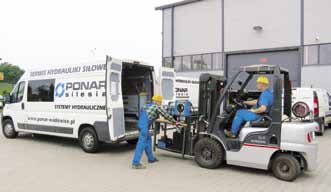 SERWIS GRUPY PONAR SILESIA Oferta usług Serwisu Grupy PONAR Silesia obejmuje kompleksową obsługę w zakresie: naprawy i regeneracji aparatów hydraulicznych Stanowią one podstawową działalność serwisu