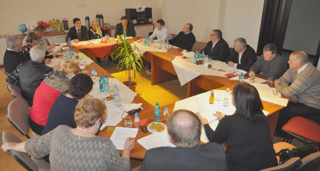 Conducere care s-a desfăşurat la sediul Uniunii Polonezilor din România.