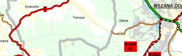 13 Droga Odcinek 8 RABKA ZDRÓJ - MSZANA DOLNA 14.0 km 30.05.