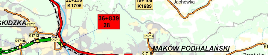 8 Droga Odcinek 2 SUCHA BESKIDZKA MAKÓW PDH./BIAŁKA (skrzyŝ. z DW 957) 20.0 km 9.04.