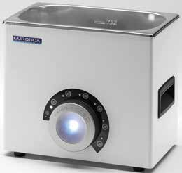 Eurosonic 3D Cyfrowa, ultradźwięowa myjka ze stałą temperaturą 60 C i czasem od 0-30 minut, zarządzana podświetlanym sterownikiem.