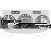 Ogrzewanie, wentylacja i klimatyzacja 115 Usuwanie zaparowania oraz oblodzenia szyb Pokrętło temperatury ustawić w położeniu najmocniejszego ogrzewania.
