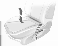 Ustawić siedzisko na odpowiedniej wysokości, przemieszczając kilkakrotnie dźwignię w górę lub w dół.