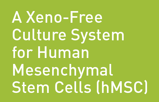 HODOWLA KOMÓREK MACIERZYSTYCH Human Mesenchymal Stem Cells A defined, xeno-free, serum-free medium, designed to support the growth of human mesenchymal stem cells (hmsc).