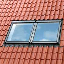 Bliźniacze kołnierze uszczelniające do instalacji okien bez krokwi między ościeżnicami do profilowanych i płaskich materiałów pokryciowych EBW Do falistych materiałów pokryciowych o wysokości profilu