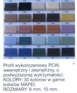 Klasa twardości: K5; Odporność na ścieranie: grupa M; Odporność ogniowa: B1; Przewodnictwo: 10 10 ; Światłoodporność: >7 Atest trudnopalności; Uwaga: Posadzki wykonywać w danym pomieszczeniu z