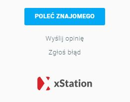 i) Wyloguj Funkcja pozwala wylogować się z platformy xstation5.