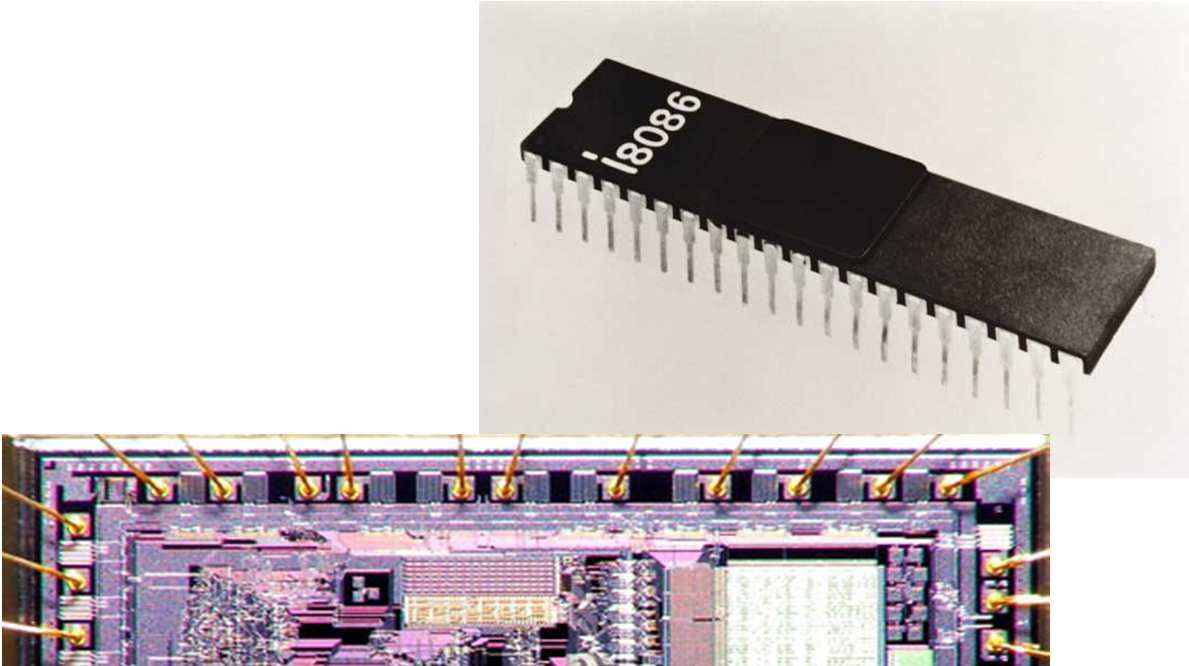 Intel 8086 1978 data ukazania się na rynku Procesor 16-bitowy Pierwszy z tzw.