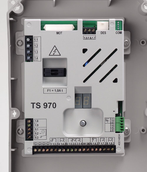 Możliwe podłączenia TS 970 3 x 400 V/N/PE 3 x 400 V/PE 3 x 230 V/PE 1 x 230 V/N/PE 230 V zewnętrzne U B S Cennik TS 970 strona 7.