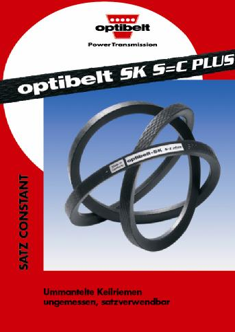 Pasy klinowe Optibelt S=C plus jedyna w swoim rodzaju tolerancja S=C plus oszczędność energii kodowanie