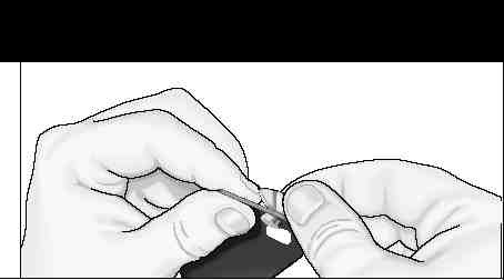 Montaż urządzenia na przedniej szybie 1. Przymocuj gumowe przyssawki do zaczepu. 2. Upewnij się czy przyssawki i przednia szyba są czyste. 3. Przymocuj zaczep do przedniej szyby mocno dociskając. 4.
