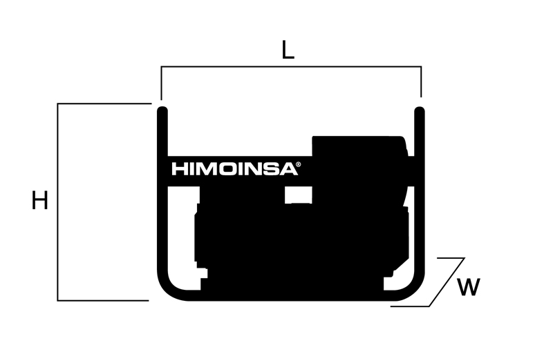 Wymiary Ciężar i wymiary (L) (H) (W) Długość mm 800 Wysokość mm 570 Szerokość mm 590 Maksymalna objętość transportowa m3 0,27 (*) Ciężar z wypełnioną chłodnicą i miską olejową Kg 102 03 Objętość